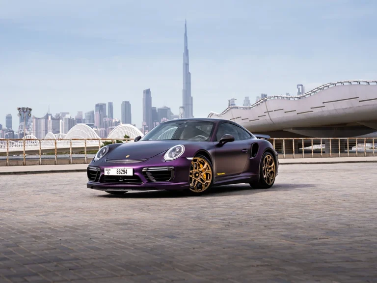 Porsche 911 Turbo d Purple 1