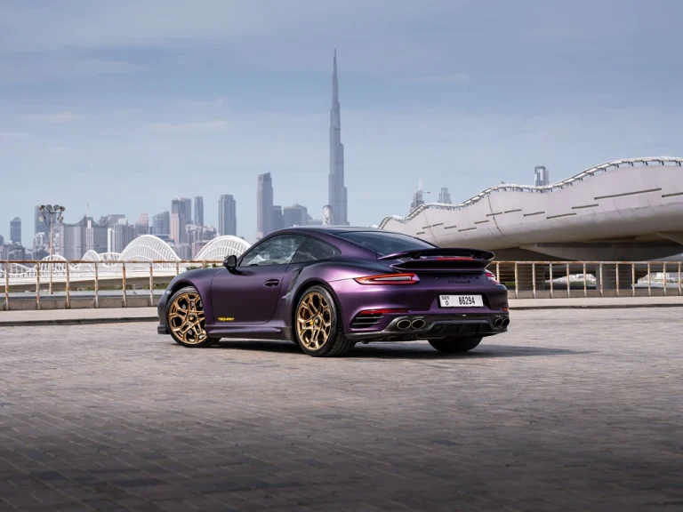 Porsche 911 Turbo d Purple 2